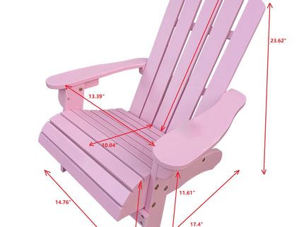 Outdoor Or Indoor Children Adirondack Chair