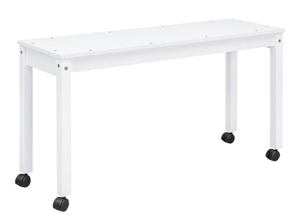 Loft Bed With Retractable Writing Desk And 4 Drawers, With Lateral Portable Desk And Shelves