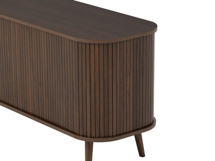 70" TV Stand, Media Center With Ample Storage - Dark Brown