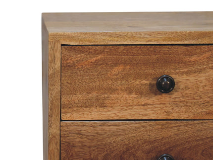 Mini 2 Drawer Nightstand