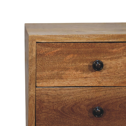 Mini 2 Drawer Nightstand