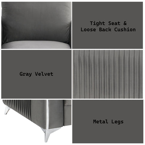 Wenona - Modern Loveseat
