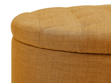 Tufted Storage Ottoman With Upholstery