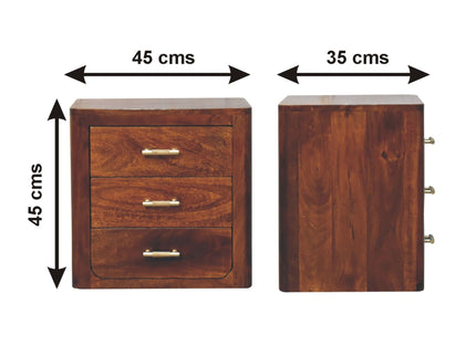 Luca - Nightstand - Brown