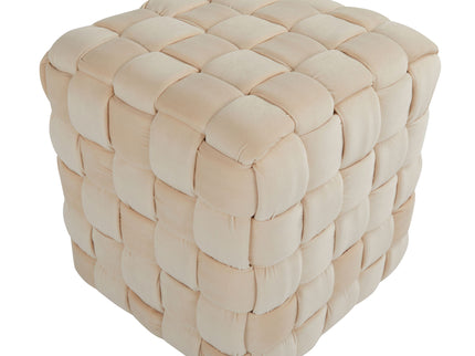 Square Braided Ottoman -
