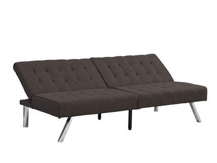 Modern Sofa Bed With Wood Frame And Stainless Legs