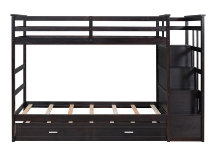 Bunk Bed With Trundle And Staircase