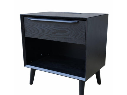 Nightstand With 1 Drawer, Bedside Table, Storage Side Table For Bedroom - Black