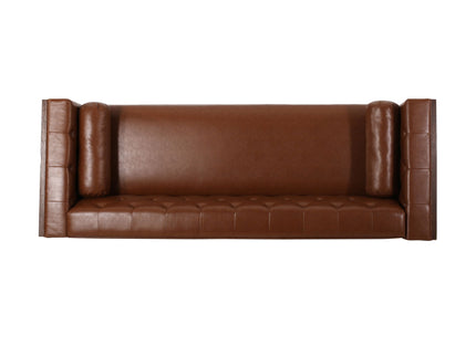 Contemporary 3 Seater Sofa With Tufted Design