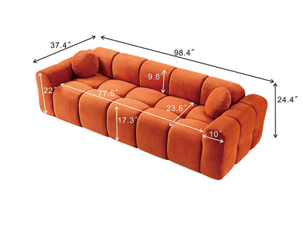 Extra Large Compression Sofa, Cloud Puff Couch For Living Room