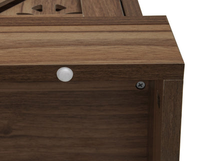 4 Door Cabinet With 1 Drawer, With 4 Adjustable Inner Shelves, Storage Cabinet