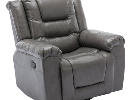 360° Swivel And Rocking Home Theater Recliner Manual Recliner Chair With Wide Armrest For Living Room