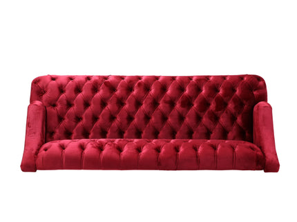 Comfy 3 Seat Sofa With Wooden Legs, For Living Room And Study