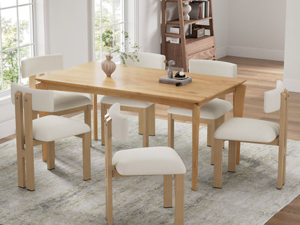Modern Upholstered Armless Dining Chairs With Metal Legs