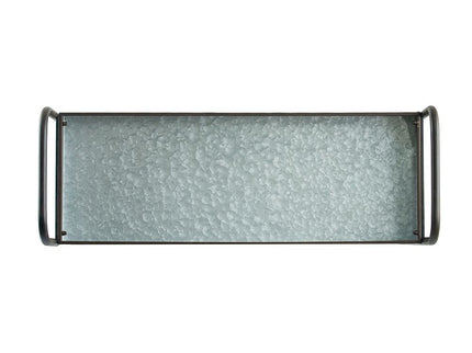 Homestead Galvanized Shelf Display 3 Tier - Metallic Gray