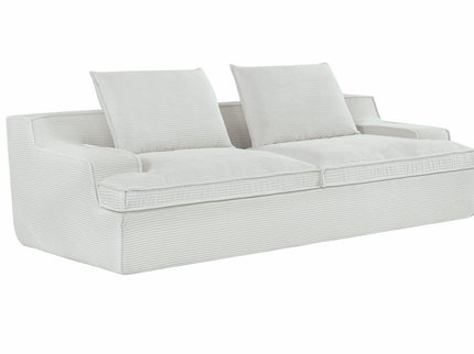 Nimbus - Oversized Full Foam 4 Seater Couch For Living Room Upholstered In Soft, Wide Armrests