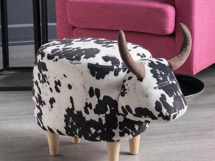 Cow Shaped Ottoman Footstool