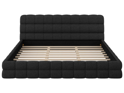 Upholstered Platform Bed With Headboard