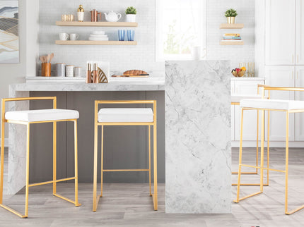 Fuji - Contemporary / Glam & Quality Construction Barstool