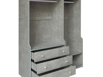 Open Wardrobe Storage For Bedroom