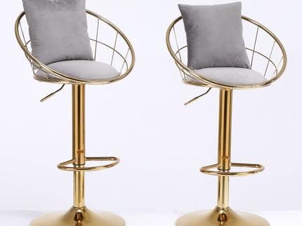 Unique Design Bar Chair, 360 Degree Rotation, Adjustable Height, Suitable For Dining Room And Bar