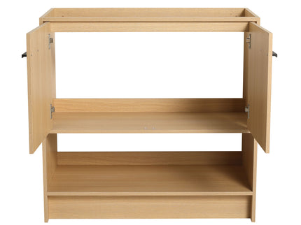 Modern Freestanding Bathroom Vanity With 2 Doors