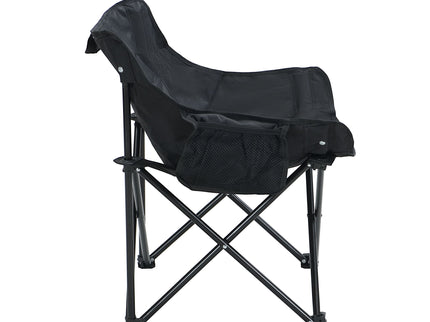2 Pieces Outdoor Camping Chairs Folding / Portable, Comfortable Seating, Durable Steel Fram
