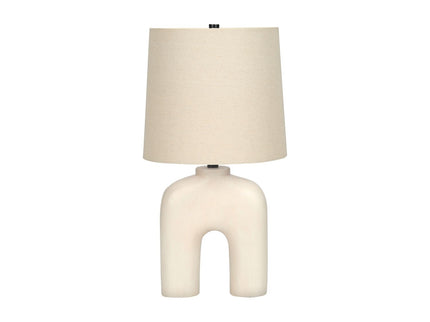 Lighting, Table Lamp, Resin, Modern - Cream