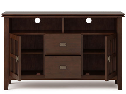 Artisan - TV Media Stand, Handcrafted - Russet Brown