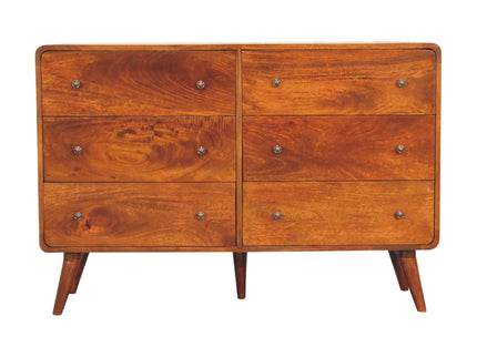 Large Curved Chest - Chestnut