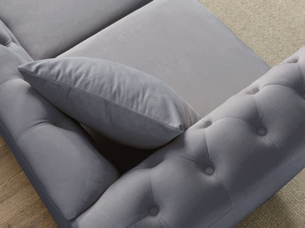 Chesterfield Sofa With Rolled Arms And Nailhead Trim