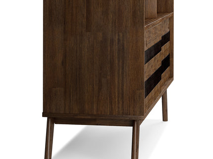 Clarkson - TV Stand - Rustic Natural Aged Brown