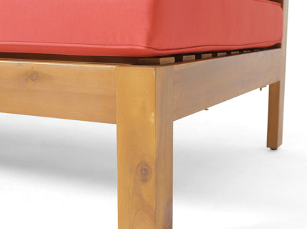 Brava - X Back Corner Bench With Coffee Table