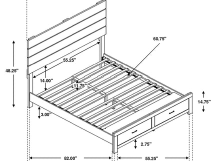 Geary - Storage Panel Bed