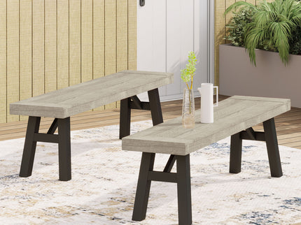 Bettina - Bench - Gray