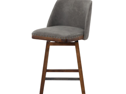 360° Swivel Bar Stool, Counter Height Kitchen Island Chair