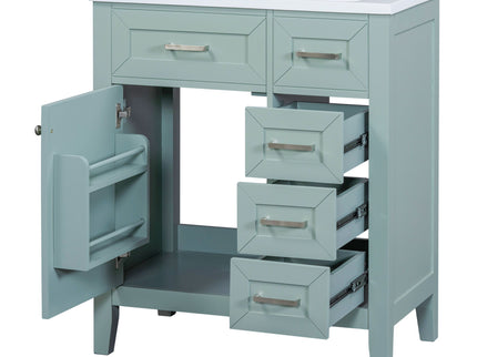 Modern Bathroom Vanity With Sink Combo, 3 Drawers