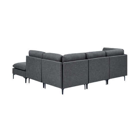Upholstered Modular Sectional & Tall Legs