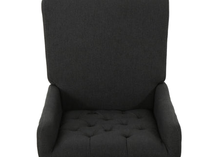 Sophisticated Tufted Dining Chair With High Back Design