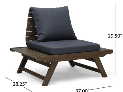 Sedona - Outdoor Club Chair With Slatted Design