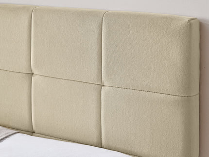 Mid-Century Storage Upholstered Tufted Bed Frame With Backrest And Armrests