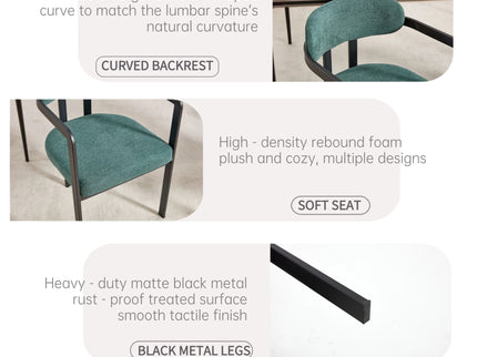 Dining Arm Chairs (Set of 2)