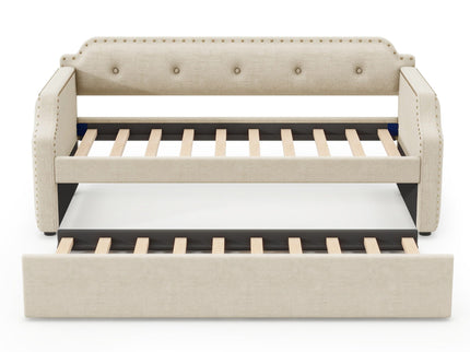 Upholstered Daybed With Trundle
