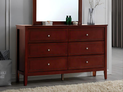 Daniel - Dresser, 6 Drawer Storage - Cherry
