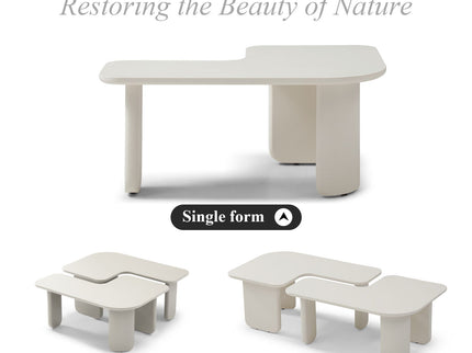 L-Shape Coffee Table For Living Room
