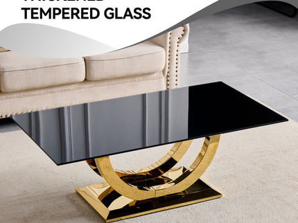 Rectangular Coffee Table With Base