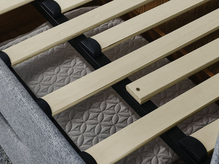 Daybed With Trundle And Storage Drawers, Flat Arms With Pocket
