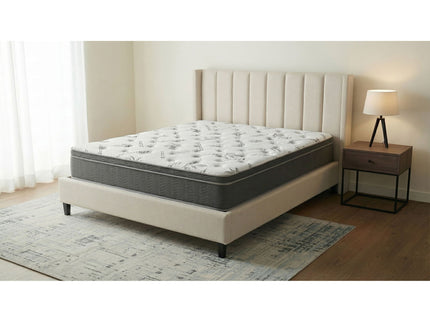 Vancouver - 13" Euro Top Hybrid Mattress With Bamboo Cover And Gel Memory Foam