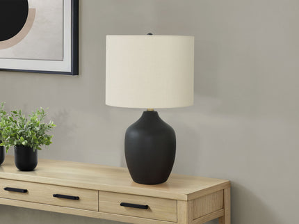 Lighting, Table Lamp, Ceramic, Transitional - Black / Cream