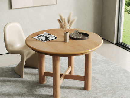 Extendable Oval Dining Table With Leaf